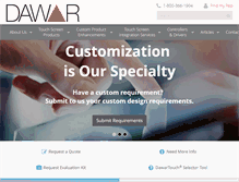 Tablet Screenshot of dawar.com